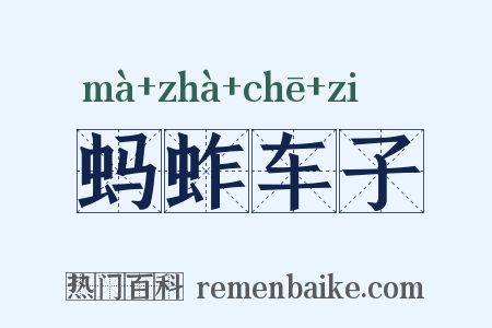 蚂蚱车子是什么意思的图片